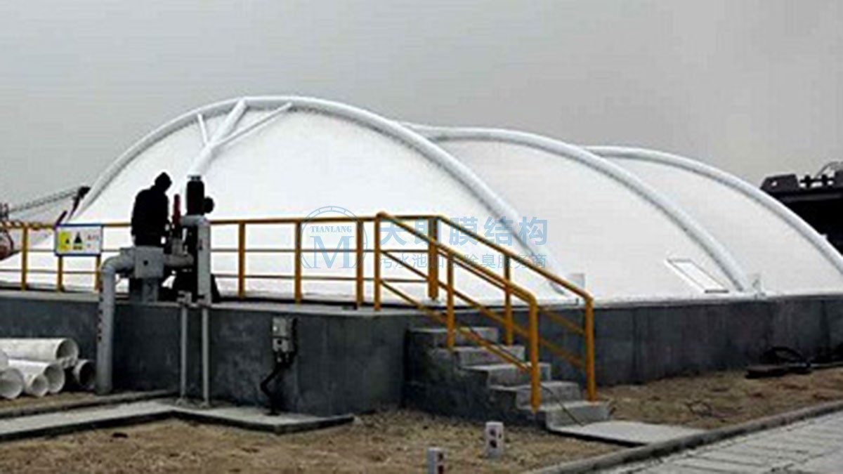 龍口勝利油田污水池加蓋