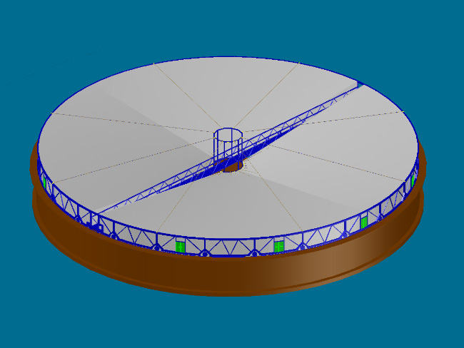 隨動式懸索反吊膜結(jié)構